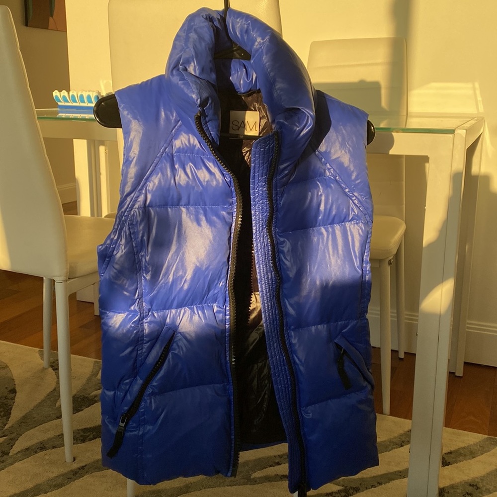 SAM. Blue Vest